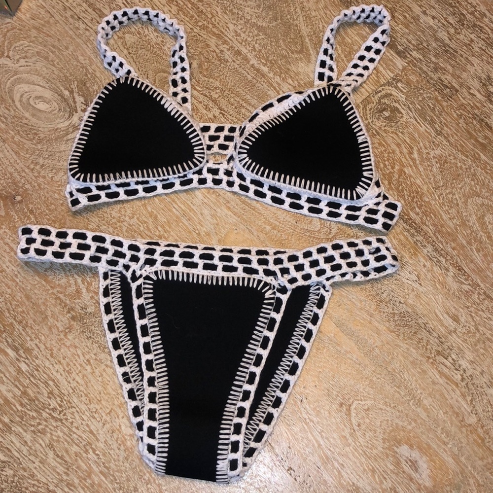 Sunny Co Rocky swimsuit black white small